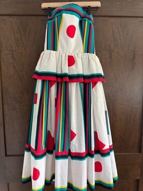 Victor Costa Neiman Marcus Vintage Strapless Dress